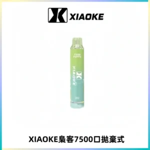 XIAOKE梟客7500Puffs跑馬燈拋棄式電子煙 可發光一次性